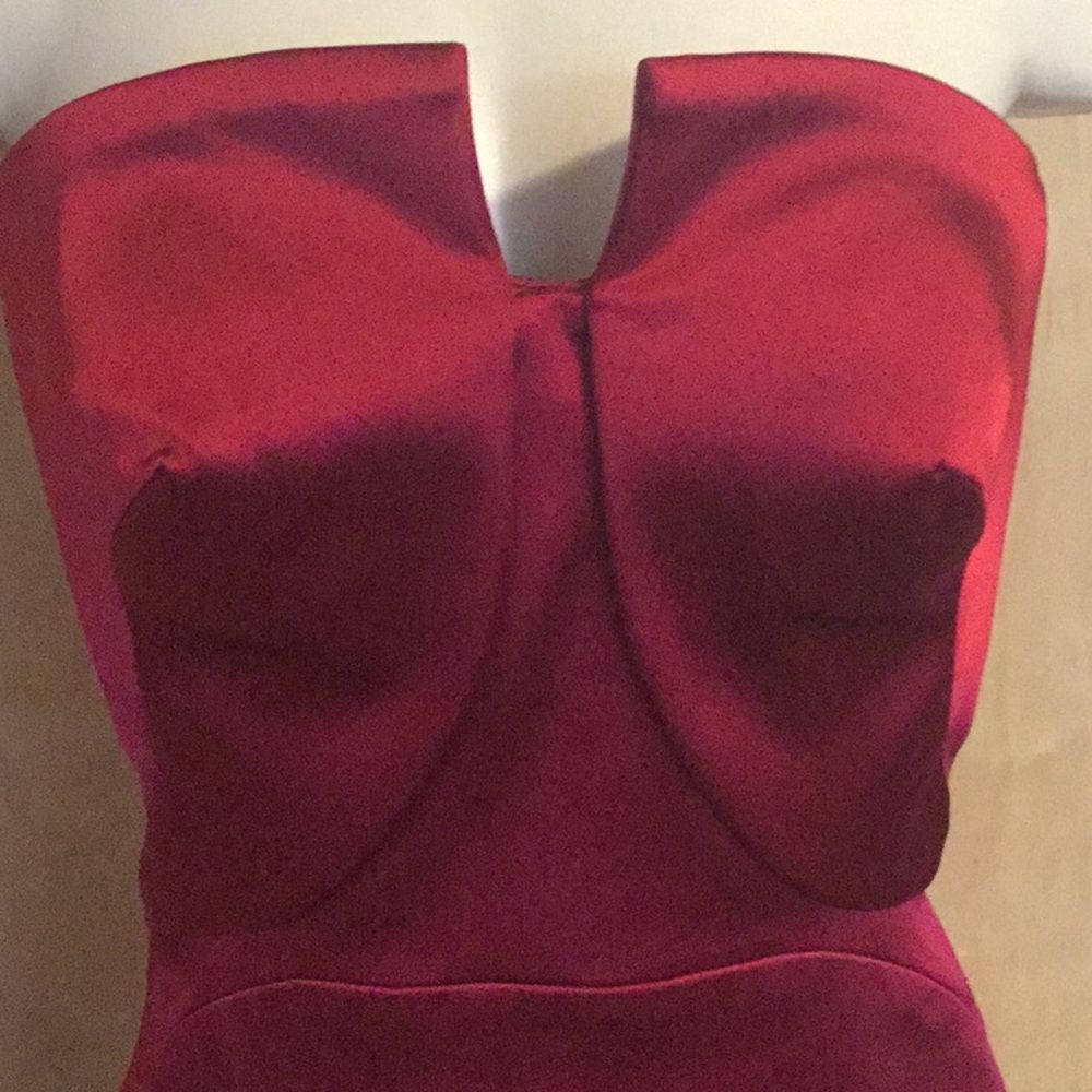 Zac Posen Strapless Duchesse-satin Dress - Picture 4 of 11